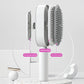 Self Cleaning Hair Brush For Women One-key Cleaning Hair Loss Airbag 