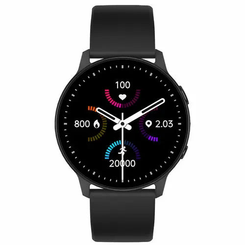 Smart Watch Full Circle Full Touch Heart Rate Pedometer 