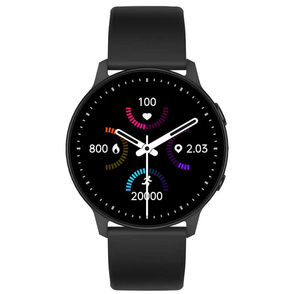Smart Watch Full Circle Full Touch Heart Rate Pedometer 