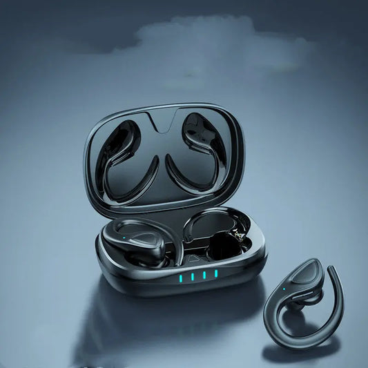 Bluetooth Headset Binaural Wireless Sports Hanging Ear Type 