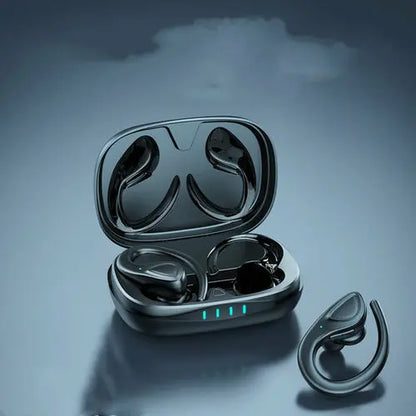 Bluetooth Headset Binaural Wireless Sports Hanging Ear Type 