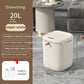 Smart Trash Can With Lid For Bedroom And Living Room Kitchen Storage 