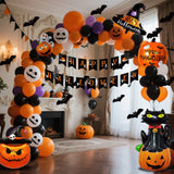 Halloween Hanging Flag Balloon Set Party Decoration Supplies 
