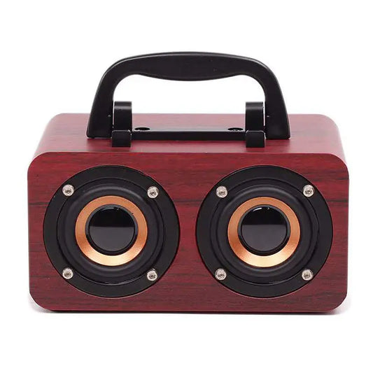 Wooden Wireless Bluetooth Speaker Portable Outdoor 