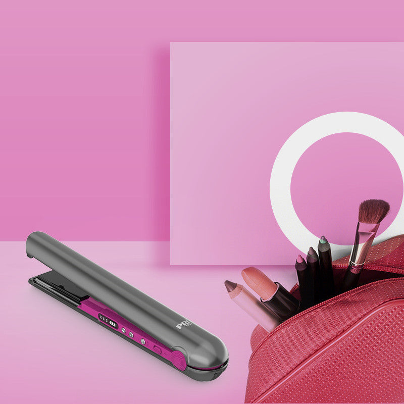 USB Wireless Charging Hair Straightener 