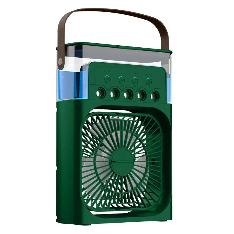 Spray fan portable household three in one small air cooler, 7-color LED night light, 5-hole humidifier, 1-3 hour timer - Portable Evaporative Coolers | Buy Home & Garden Online at No BrandLK