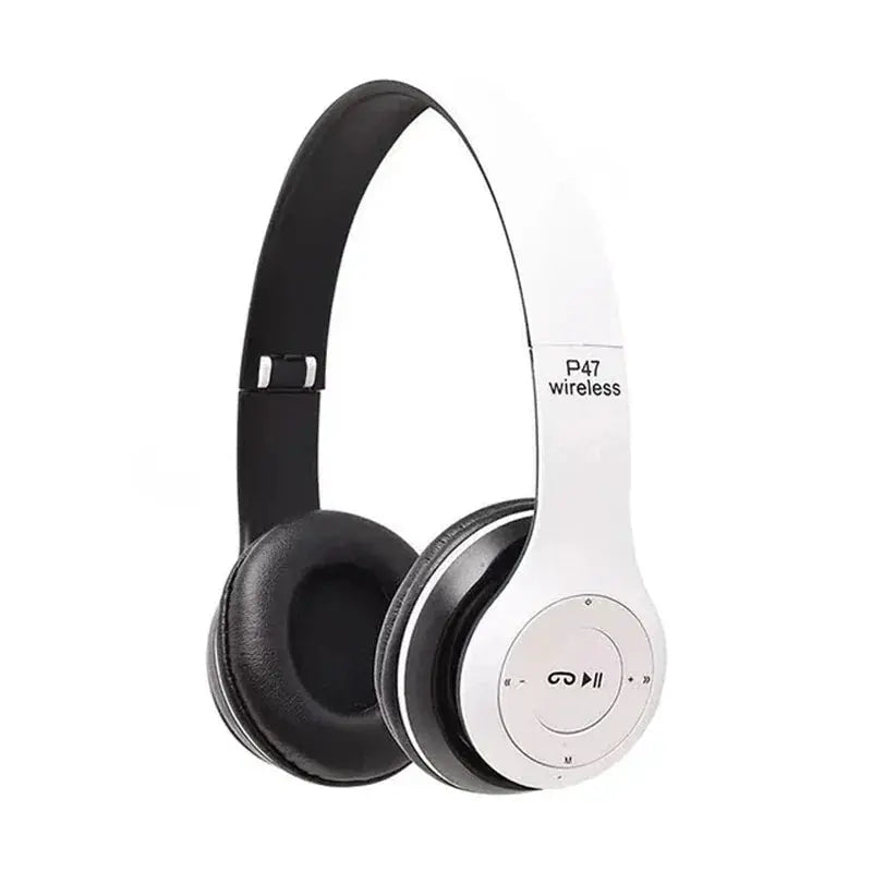 Stereo P47 Headset 5.0 Bluetooth Headset Folding Series Wireless Sports Game Headset for iPhone XiaoMi No BrandLK