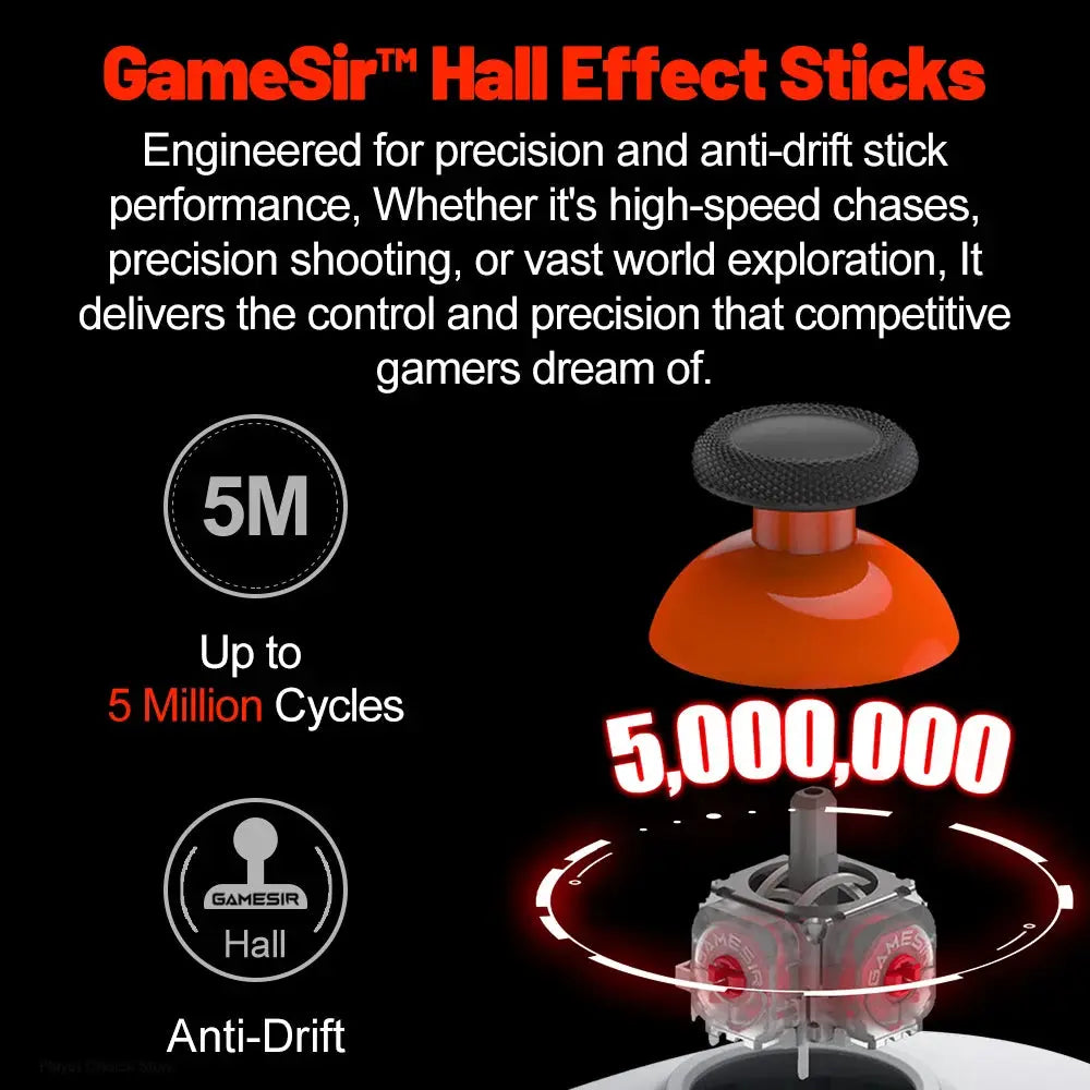 Gamesir Nova Lite Gamepads PC for Nintendo Switch 2 Controller Switch Steam Android iOS iPhone Controle Hall Effect Joystick - No BrandLK