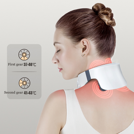 Heating Pain Relief Health Care Tool Intelligent Cervical Massager 