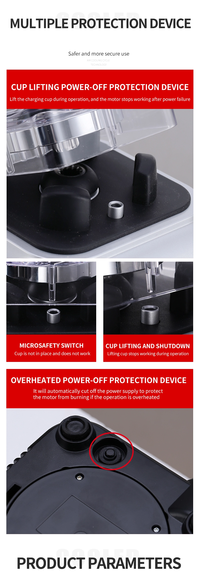 10 Speeds Commercial Teapresso Machine Smoothie Blender 