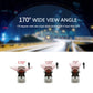 4" Dual Lens 1080P FHD 1.0MP Dash Camera Car DVR 