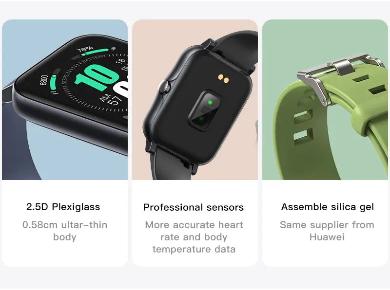 Full Screen IP68 Waterproof Ultra-Thin Smartwatch 