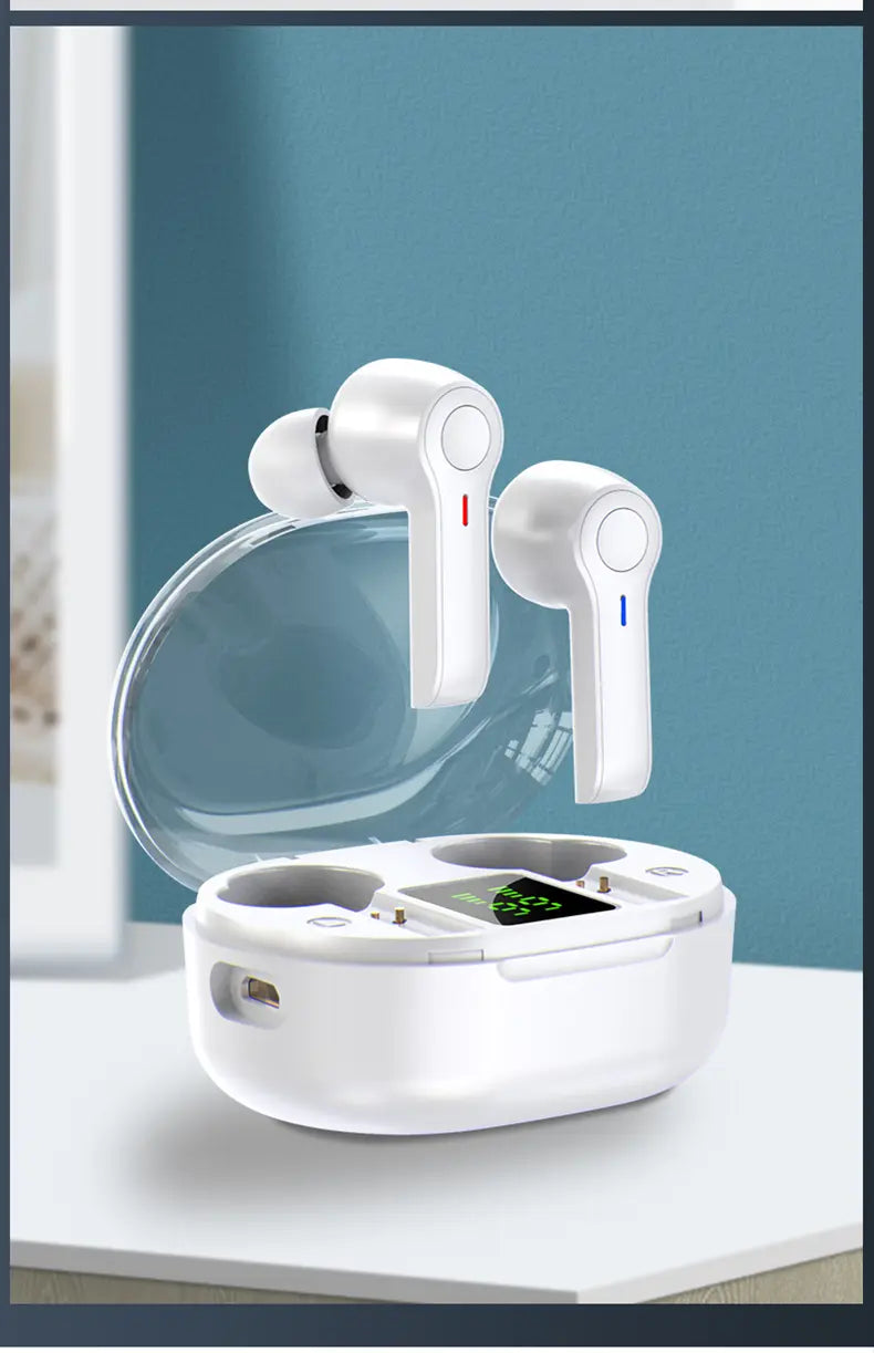 LED Display Wireless Earbuds TWS 5.0 Bluetooth Earphone 