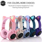 Foldable Super bass cat ear bluetooth wireless headphones 