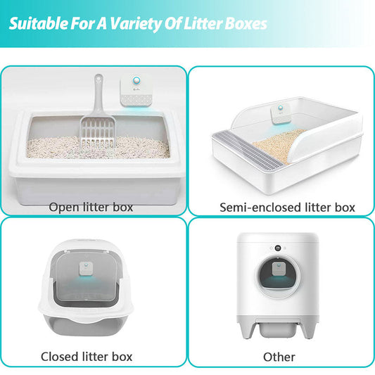 Smart Cat Odor Purifier for Cat Litter Box Deodorizer Dog Air Cleaner 