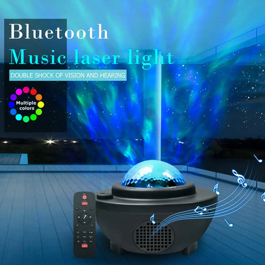 Colorful Starry Sky Galaxy Projector with Bluetooth Speaker 