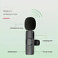 Wireless Lavalier Microphone – Clip-On Mic with Noise Reduction 