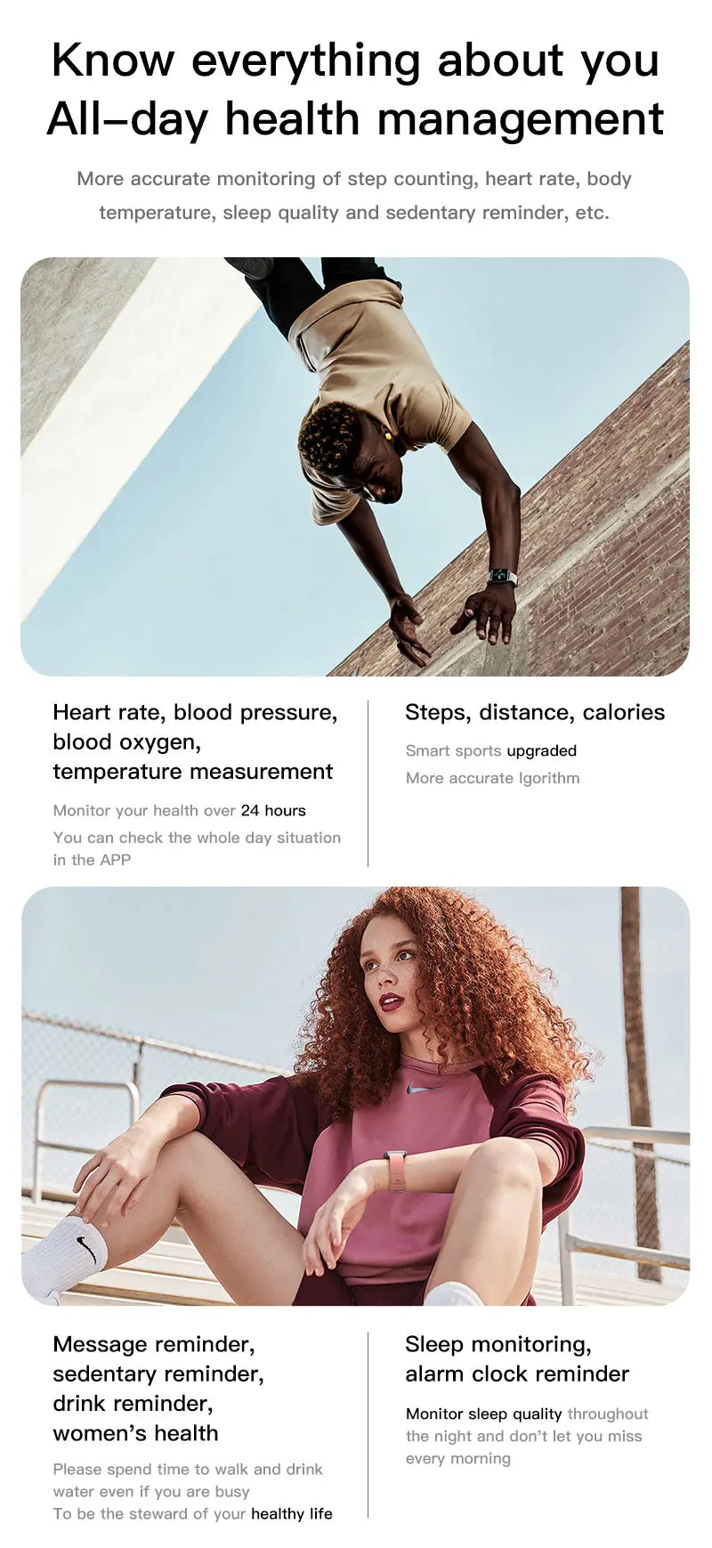 Full Screen IP68 Waterproof Ultra-Thin Smartwatch 