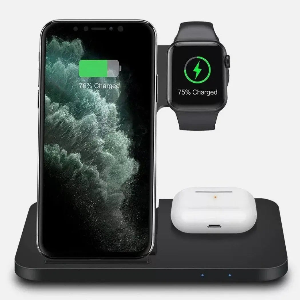 Ninja Dragons 3 in1 Wireless Foldable Charging Station 