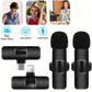 2 Wireless Microphone Video Recording Podcast Built-in Noise Reduction 