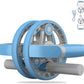 Multifunctional Abdominal Wheel Pull Strap Gym Fitness Training Set 