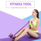 Portable Fitness Resistance Band with Pedal 