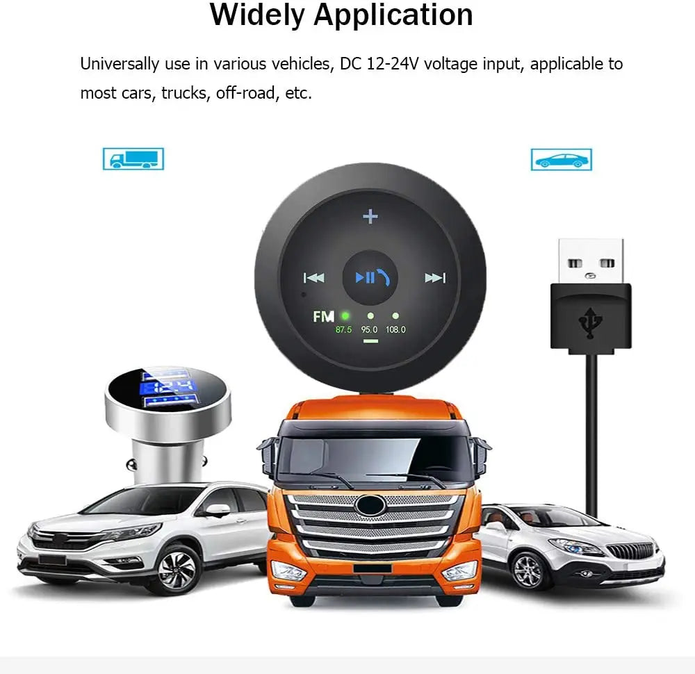 Car USB FM Transmitter Bluetooth FM Receiver 
