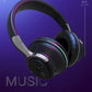 Colorful LED Lights Bluetooth Headphone Bass Wireless Earphones 