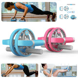 Multifunctional Abdominal Wheel Pull Strap Gym Fitness Training Set 