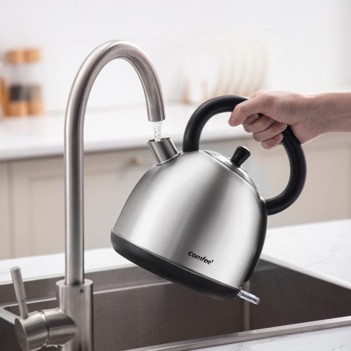 Stainless Steel Inner Pot and Lid Electric Kettle with Water Filter 