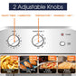 Silver Air Fryer Oven 4 Slice Toaster Airfryer Countertop Oven 