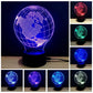 3D Colorful Earth Model Lamp 