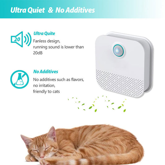 Smart Cat Odor Purifier for Cat Litter Box Deodorizer Dog Air Cleaner 