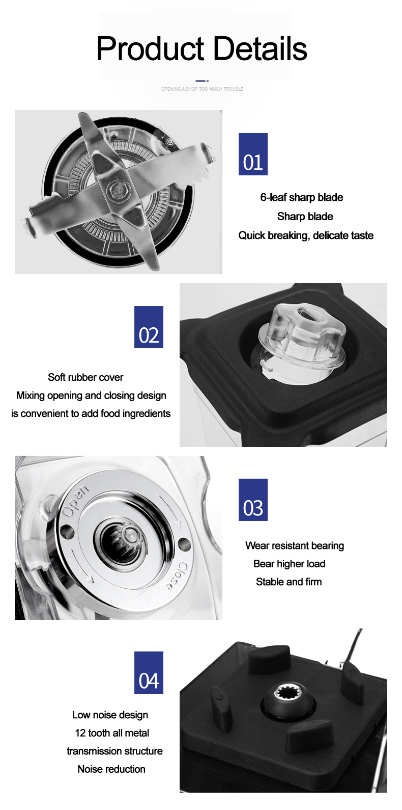 Wholesale Commercial Crushed ice Machine Smoothie maker 