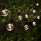 String Lights Globe 25ft 25 Edison Incasdescent G40 Bulbs 