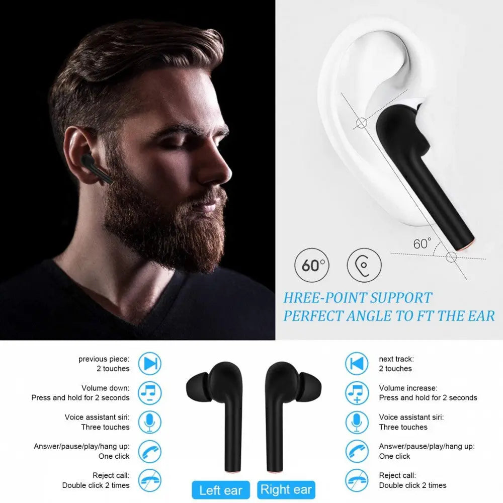 TWS Wireless Earbuds Bluetooth 5.0 Earphones with LED Display 