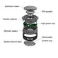 Mini Portable Bluetooth Speaker  Waterproof with Suction Cup 