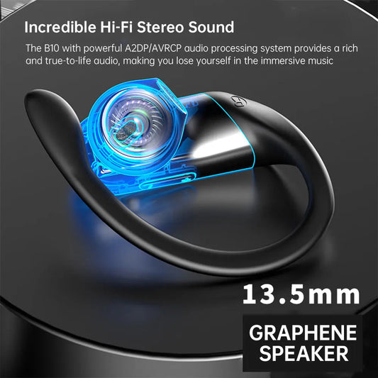 Led Display Wireless Headphones TWS Stereo Earbuds 