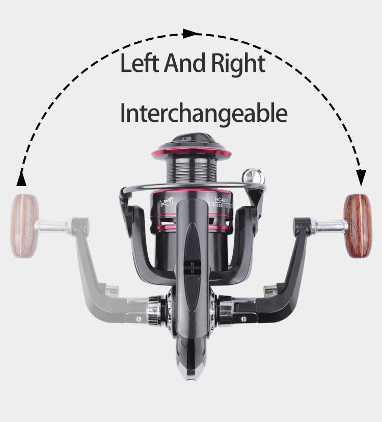 8KG Spinning reel Handle Line Spool Fishing Reel 
