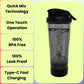 Electric Protein Shaker Bottle, Rechargeable Protein Shaker 