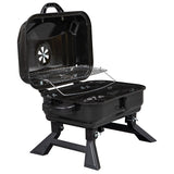 Portable Charcoal Grill BBQ and Smoker with Lid Folding Tabletop Grill 
