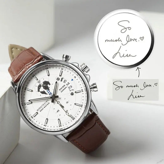 Handwriting Gifts for Groom, Groom Watch, Wedding Watch for Groom 