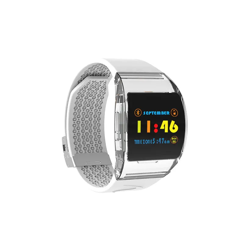 Smart Watch Health Monitor Arc Glass Bracelet 