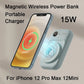 Magnetic Power Bank With Dual-Line Mini Powerbank Portable Charger 