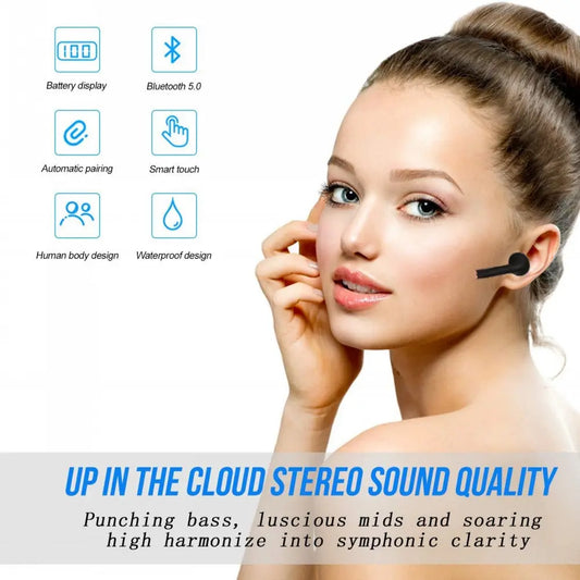TWS Wireless Earbuds Bluetooth 5.0 Earphones with LED Display 