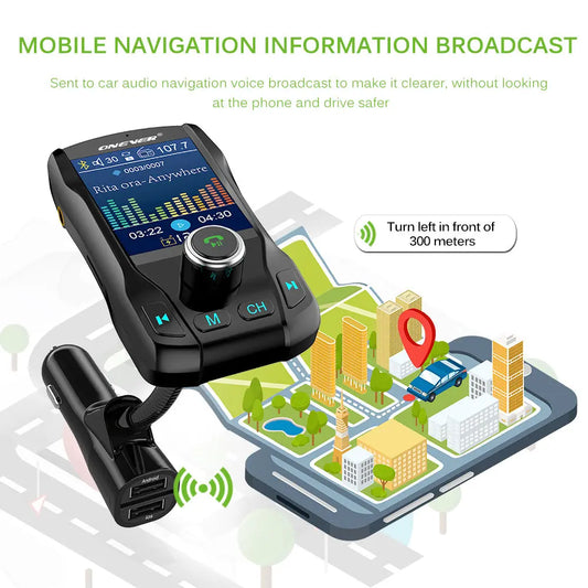 Bluetooth FM Transmitter for Car Bluetooth V3.0 