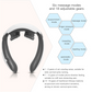 Heating Pain Relief Health Care Tool Intelligent Cervical Massager 