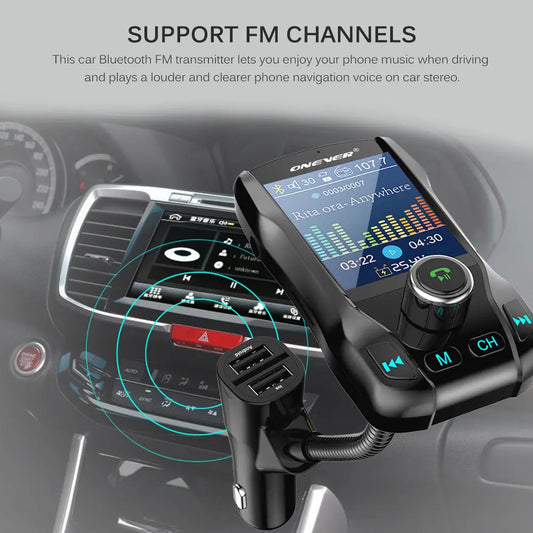 Bluetooth FM Transmitter for Car Bluetooth V3.0 