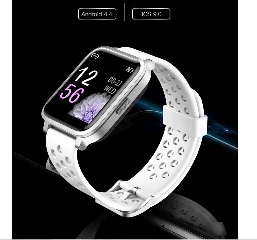 Smart Full Touch Screen Heart Rate Monitoring Sports Watch 