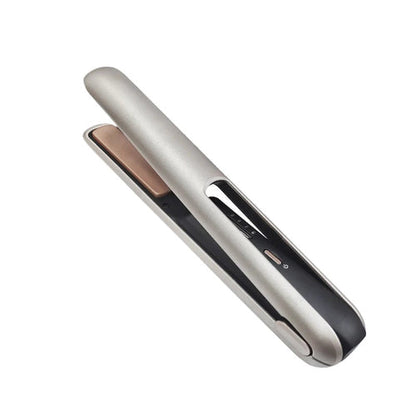Cordless Hair Straightener Mini Portable Wireless Curler USB 
